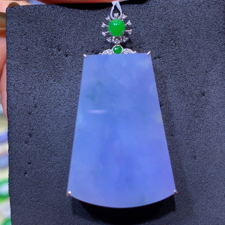 翡翠18K金镶嵌手链翡翠