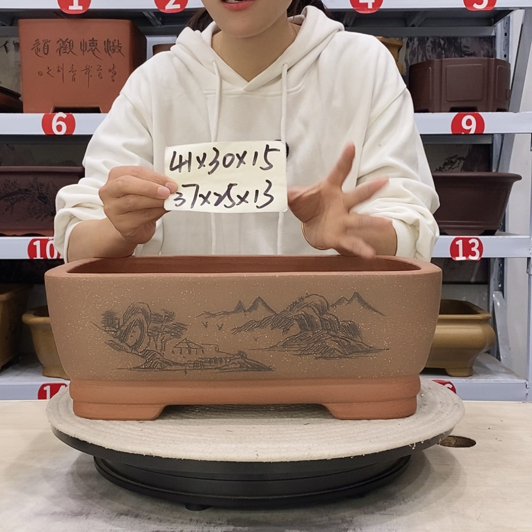 紫砂花盆紫砂花盆