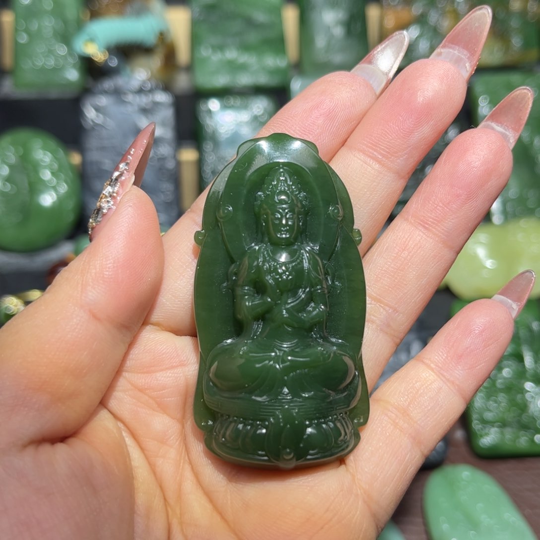 和田玉挂件未镶嵌