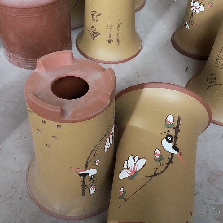 紫砂花盆紫砂兰花盆