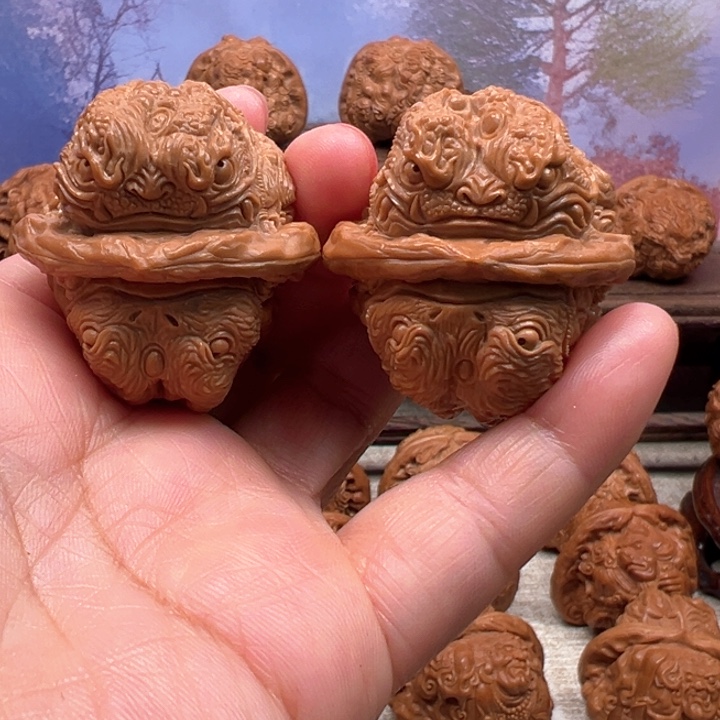 把件核桃蛤蟆头龙蟾