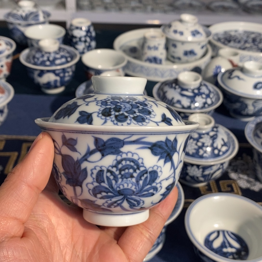 缸 景德镇手工手绘茶具