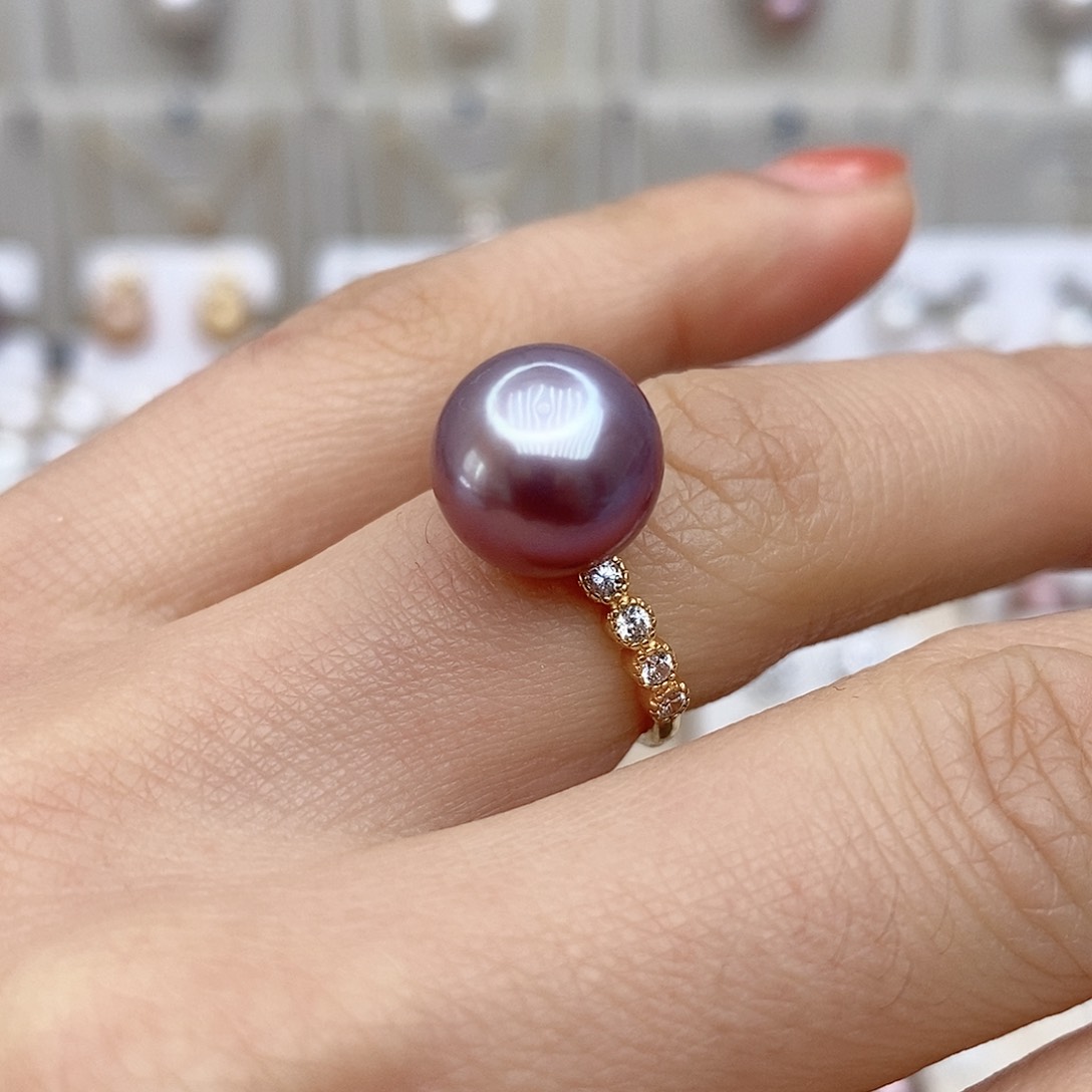 淡水珍珠颈饰银S925镶嵌