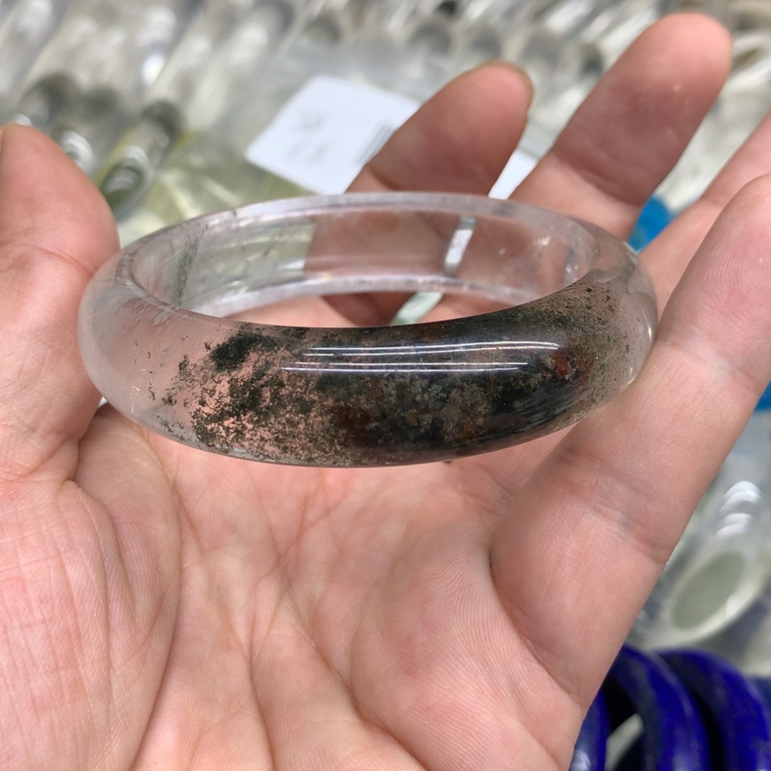 踽***行水晶手镯未镶嵌手镯