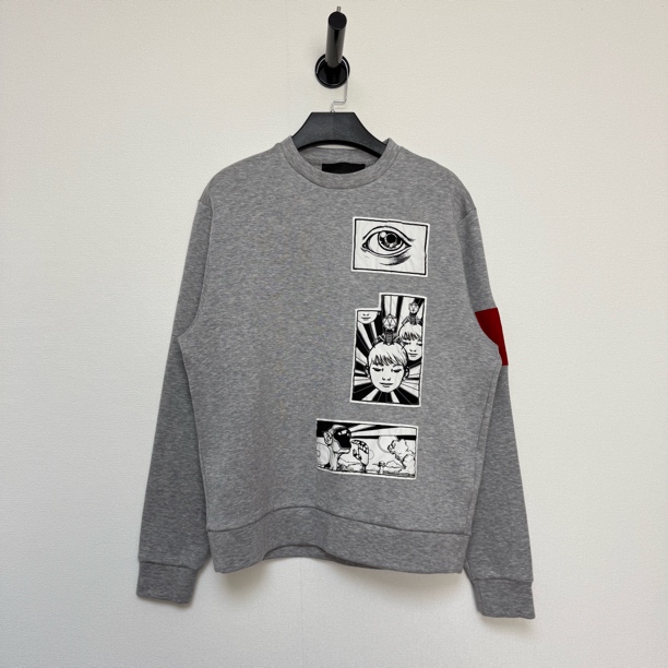 未使用 Prada/普拉达 漫画海报卫衣/S码