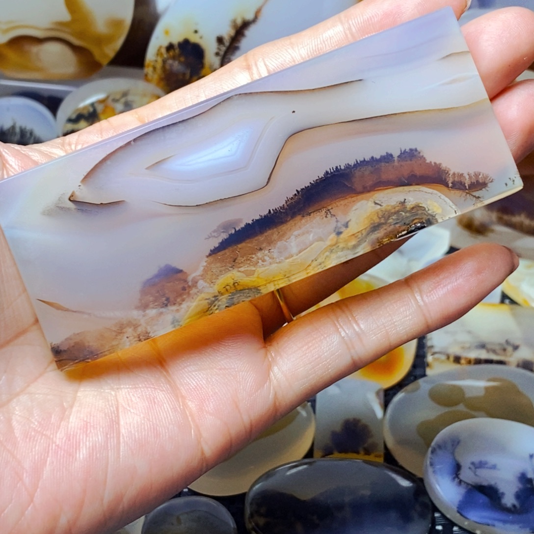 玛瑙/玉髓未镶嵌珠宝半成品