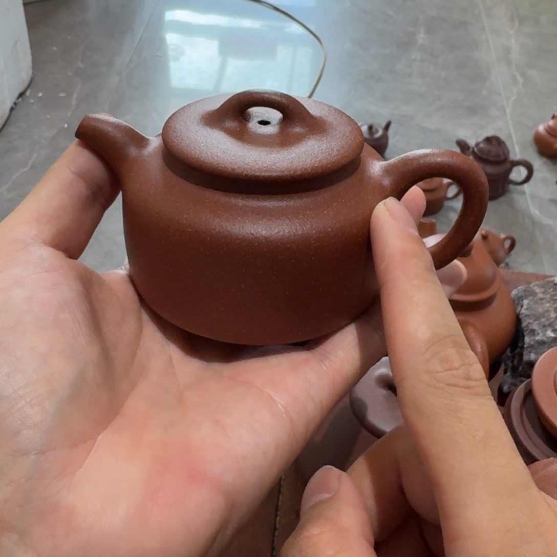 茶杯紫砂原矿原石的制作方法
