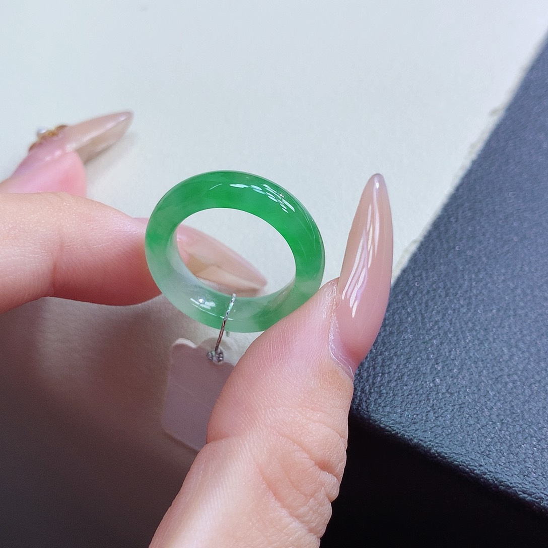 未镶嵌戒指翡翠9号