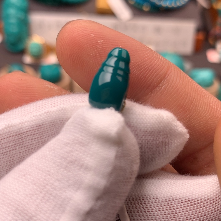 绿松石未镶嵌车挂