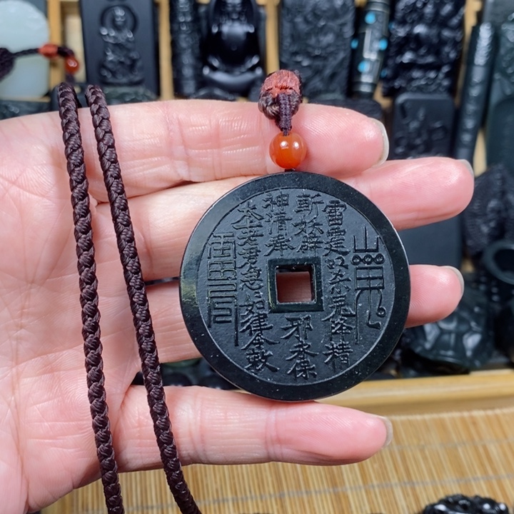 和田玉（青玉）挂件未镶嵌