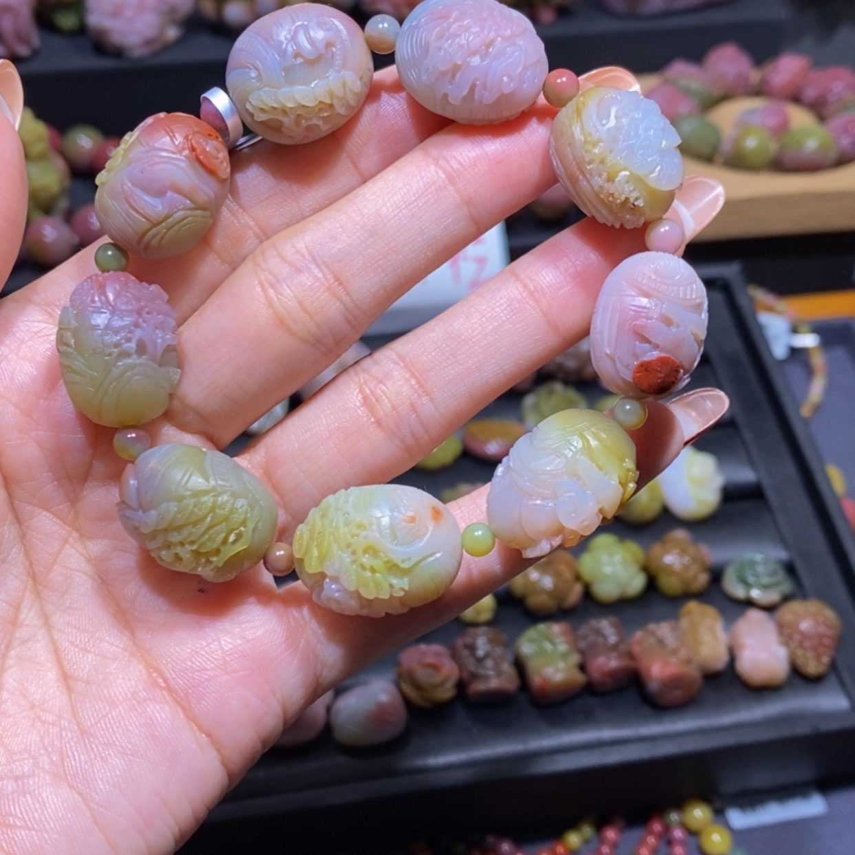 【闪购商品】玛瑙/玉髓手串未镶嵌盐源玛瑙