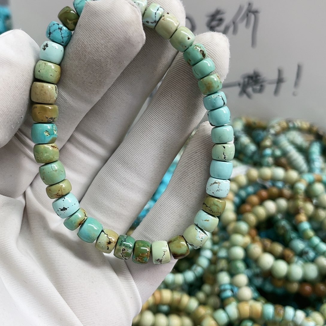 【闪购商品】绿松石珠宝奇石未镶嵌卡6