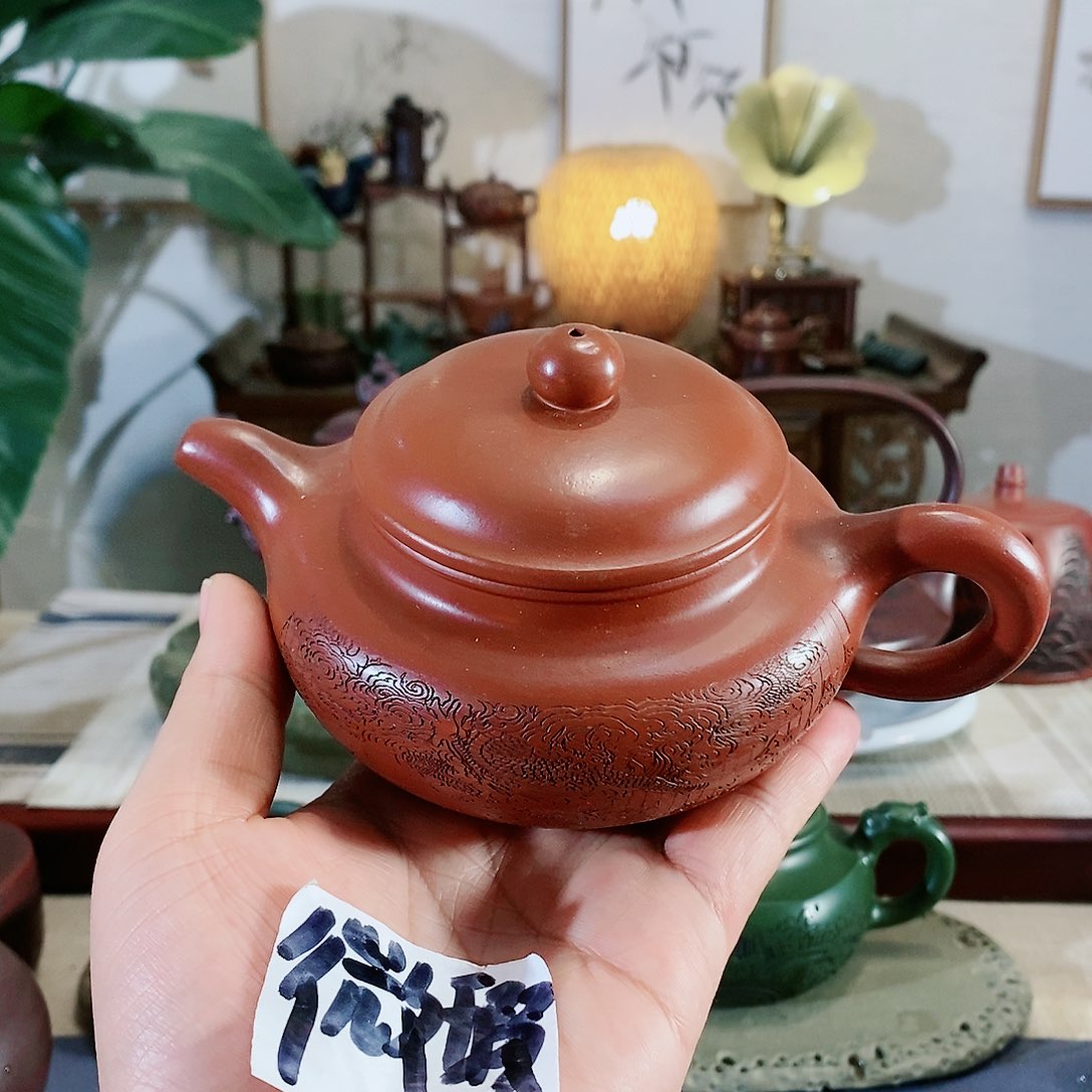 紫砂茶壶宜兴紫砂壶甩出吃货