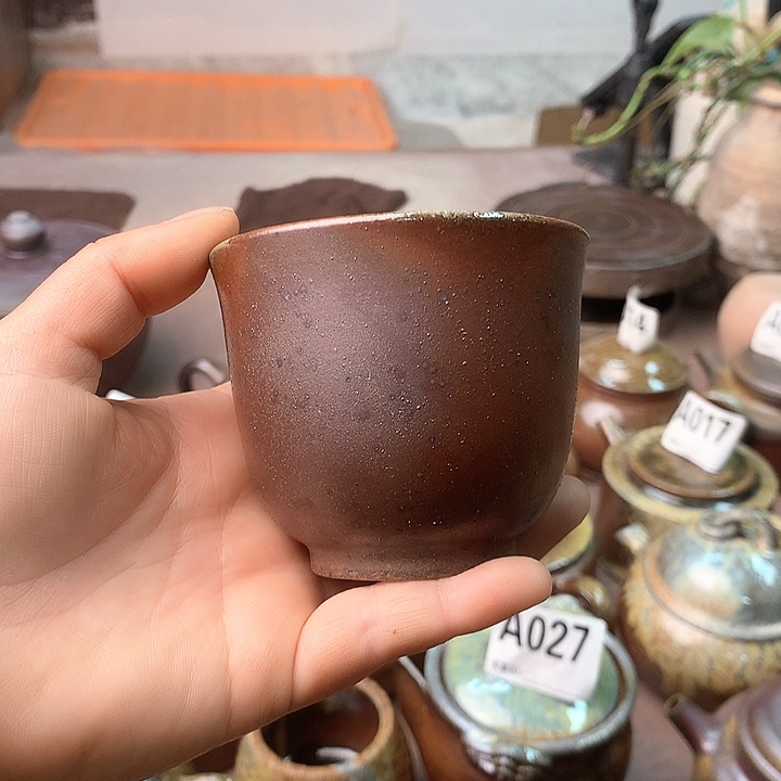 紫砂茶壶纯自然高温无釉裸柴烧