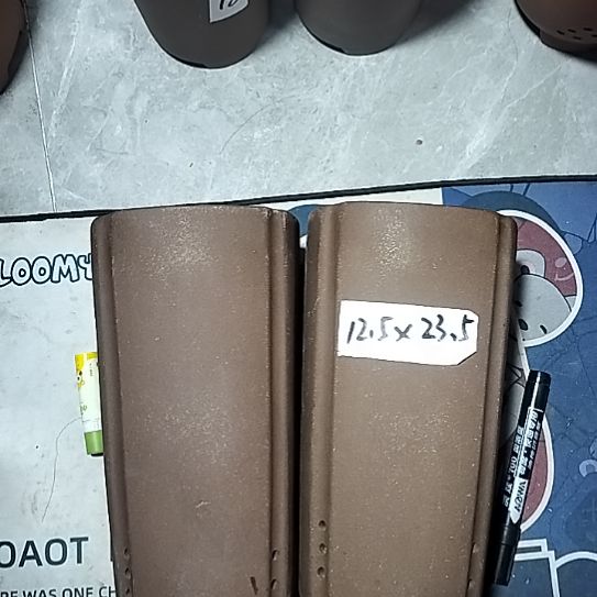 紫砂四方签筒两个