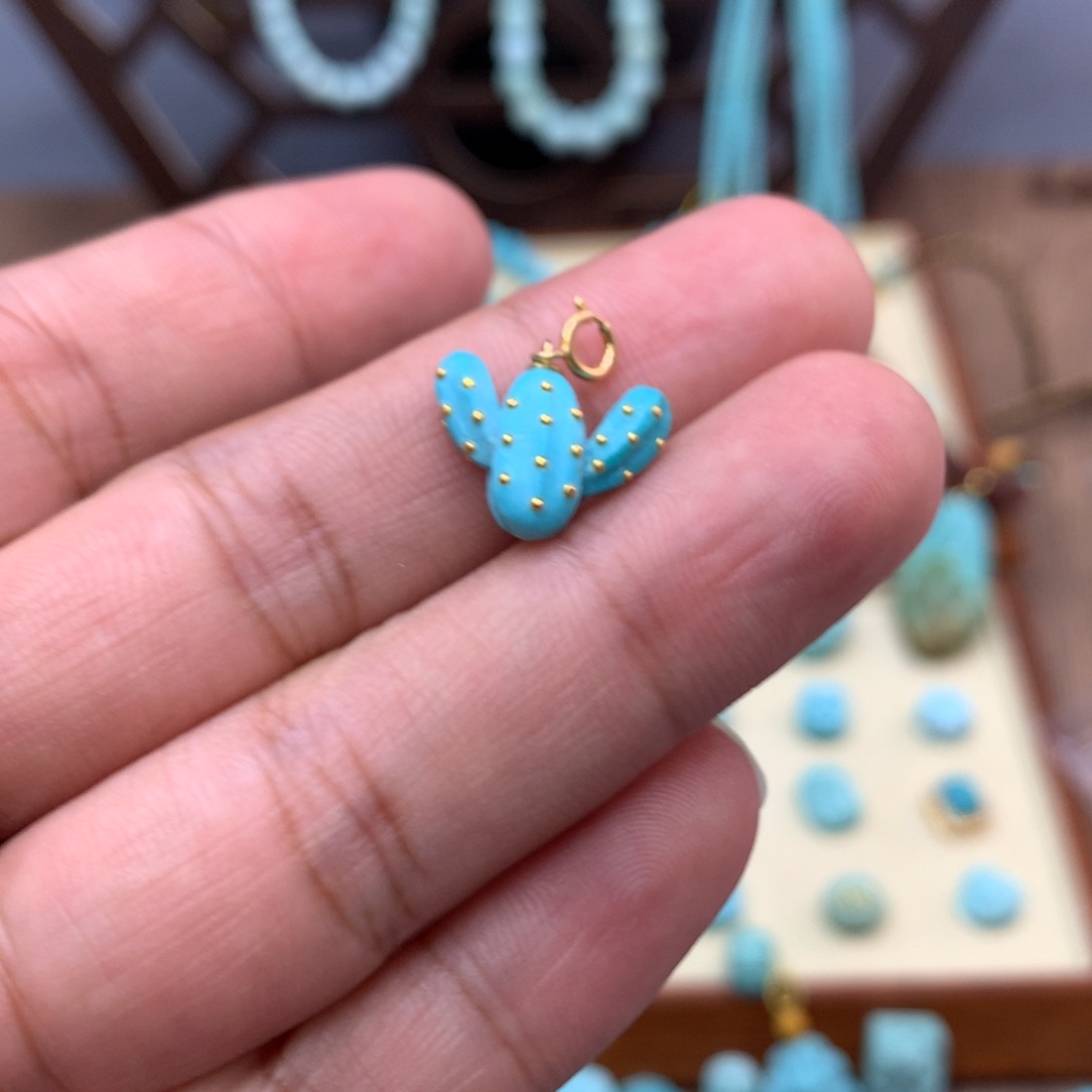 绿松石16未镶嵌N****i配饰