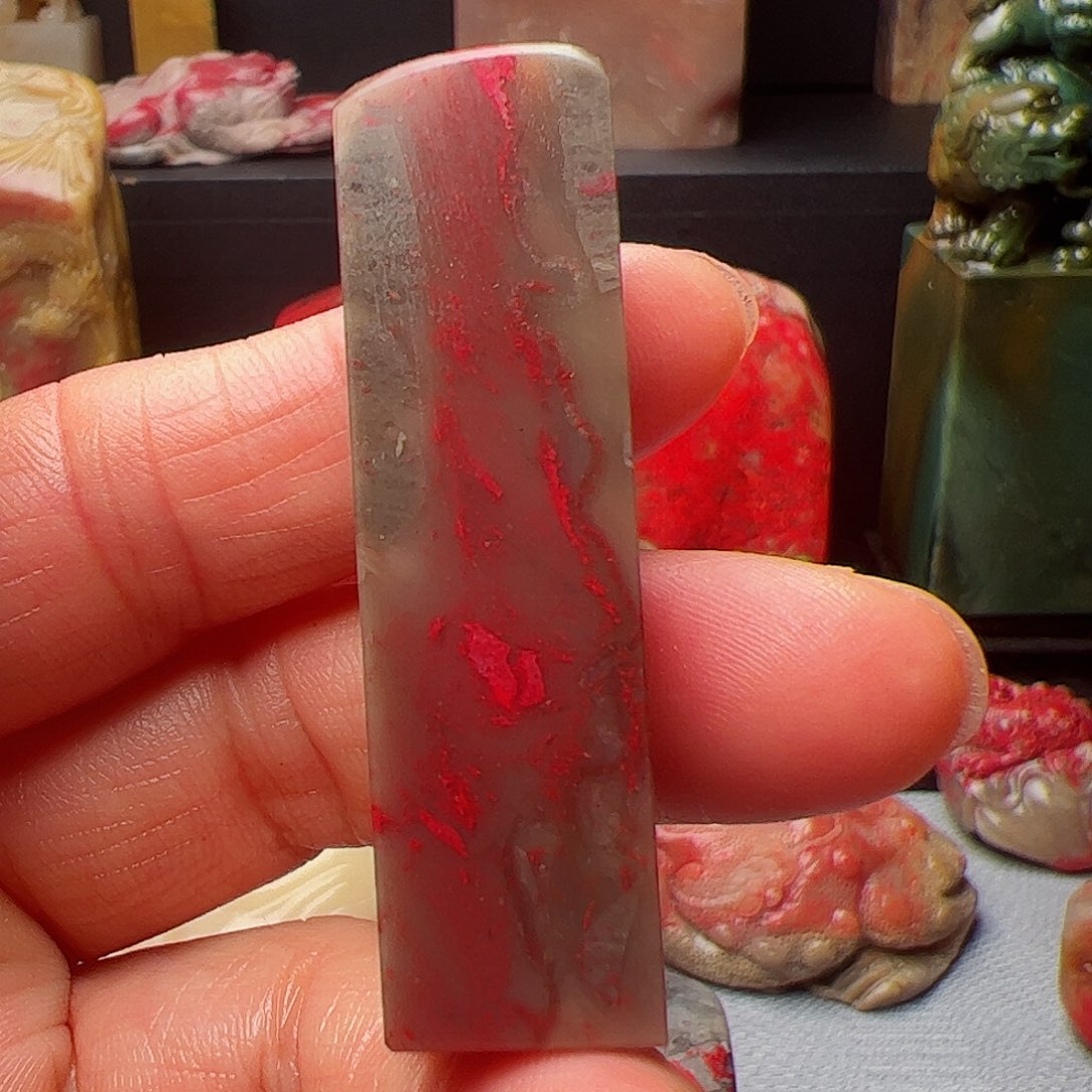 昌化石昌化鸡血石印章