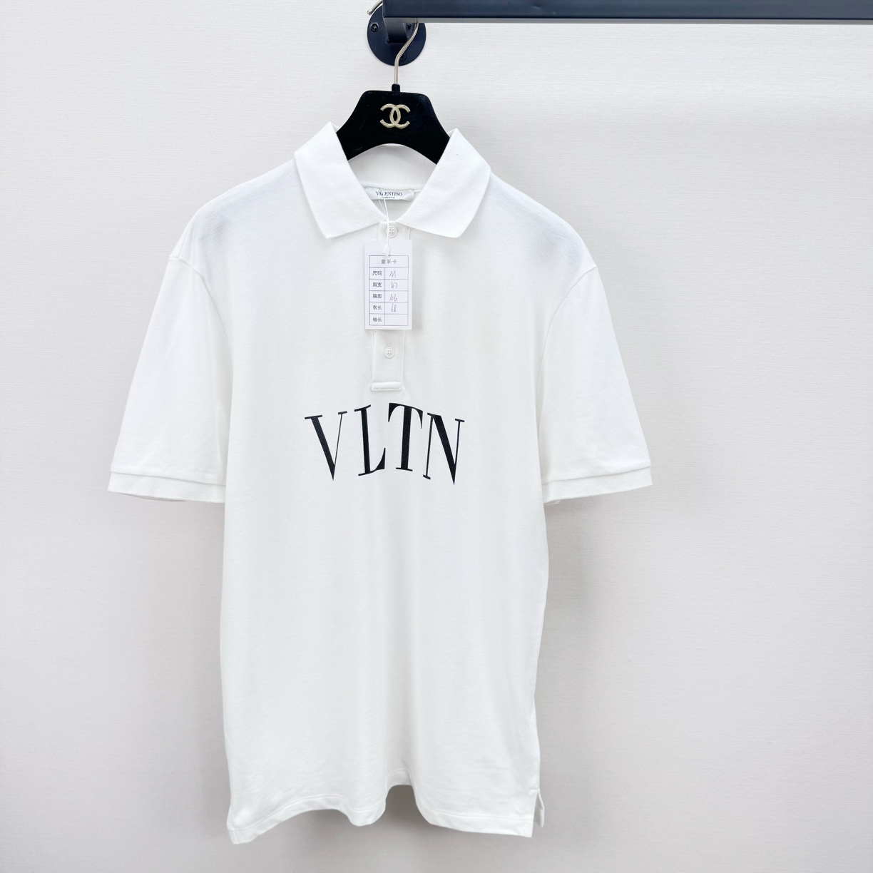 99新 Valentino/华伦天奴 Polo衫 M码 胸围106 衣长68