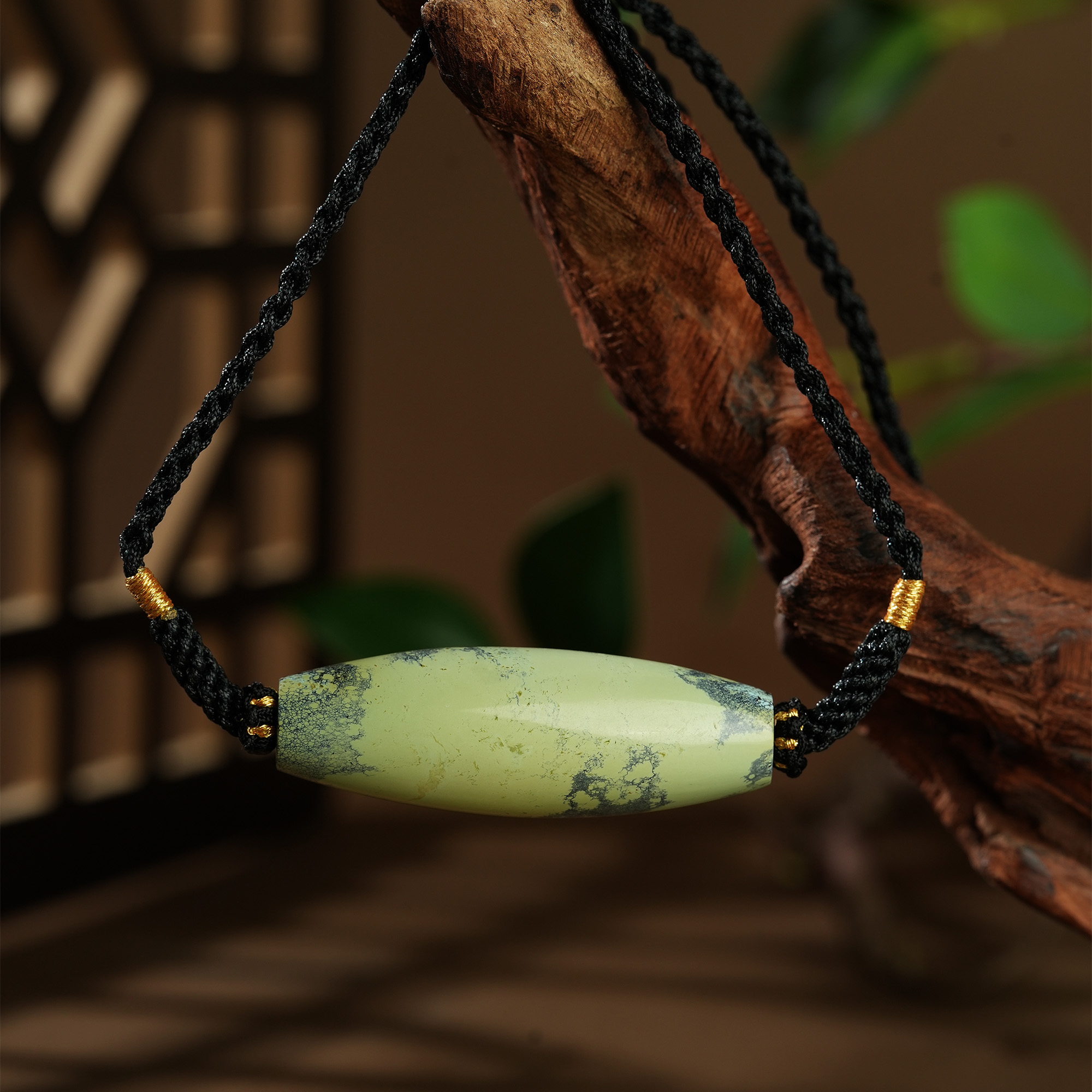 【东方灵玉精选好物】天然绿松石高瓷精品多彩特色桶珠