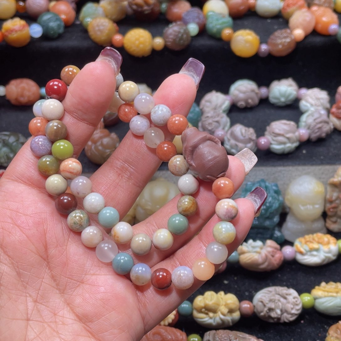 石英质玉手链未镶嵌