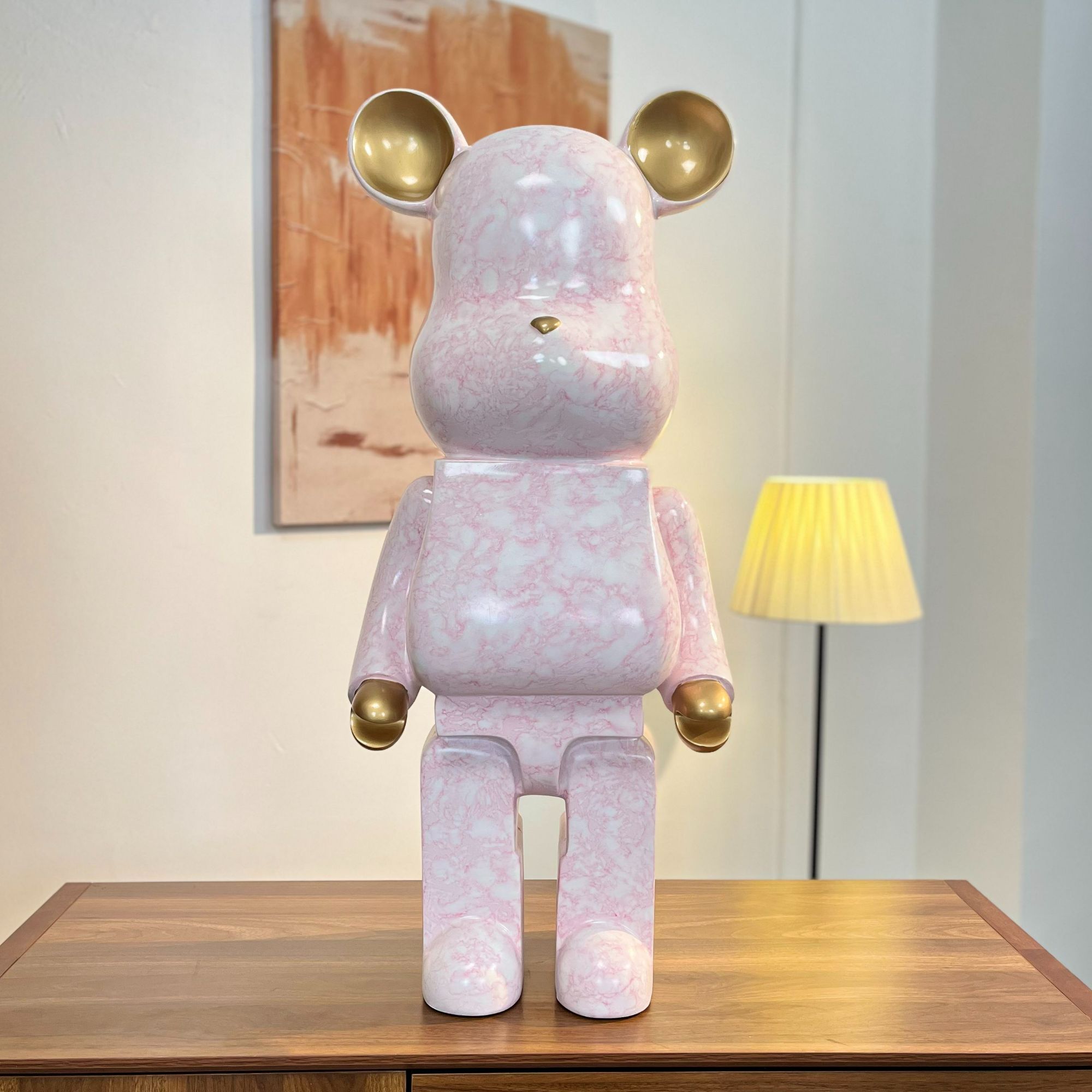 网红大熊装饰摆件树脂大摆件存钱罐客厅玄关电视柜摆件