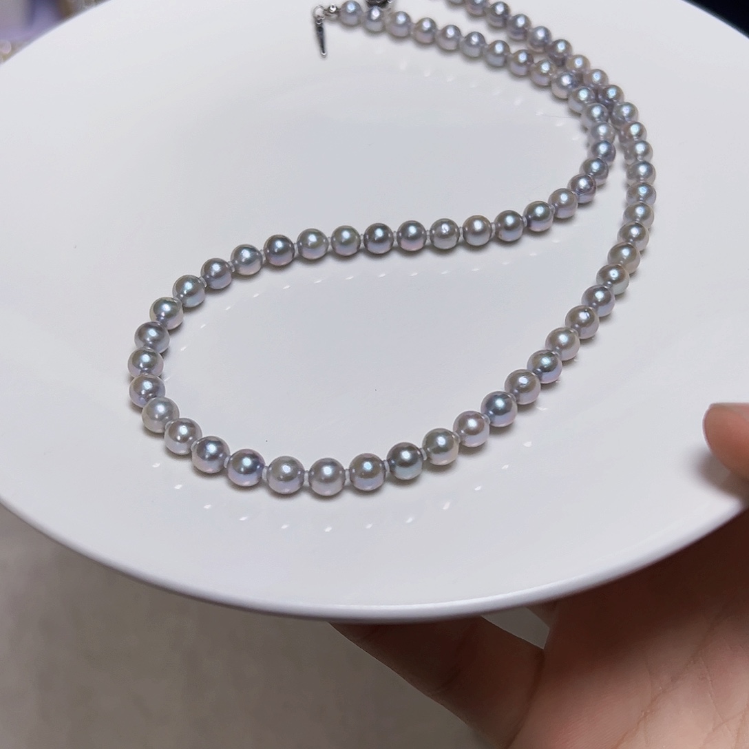 海水珍珠颈饰未镶嵌米****?