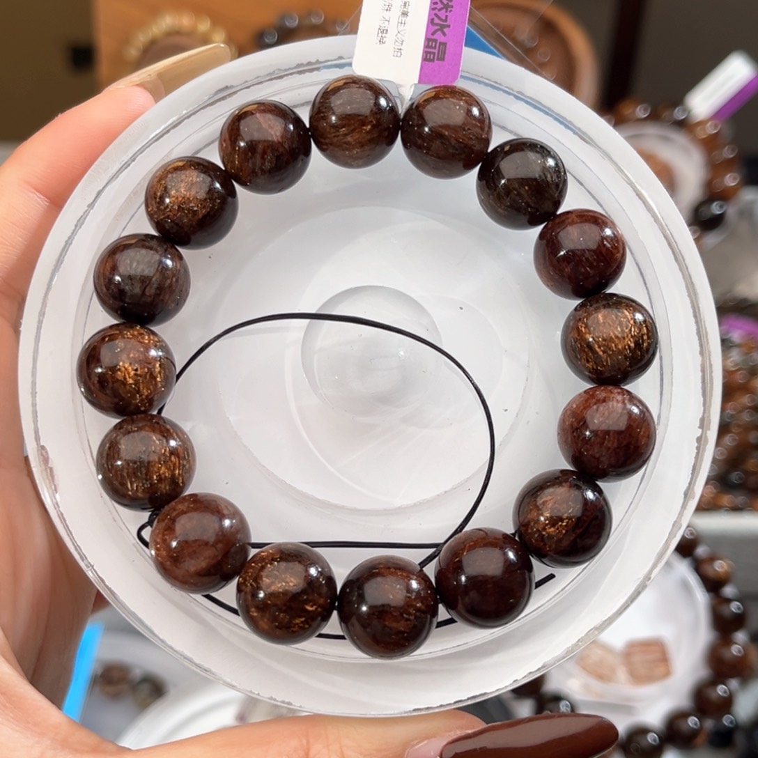 水晶手链未镶嵌黑金超七13