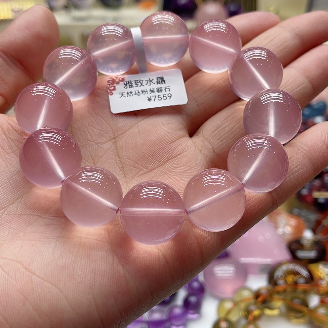 水晶手链未镶嵌粉晶