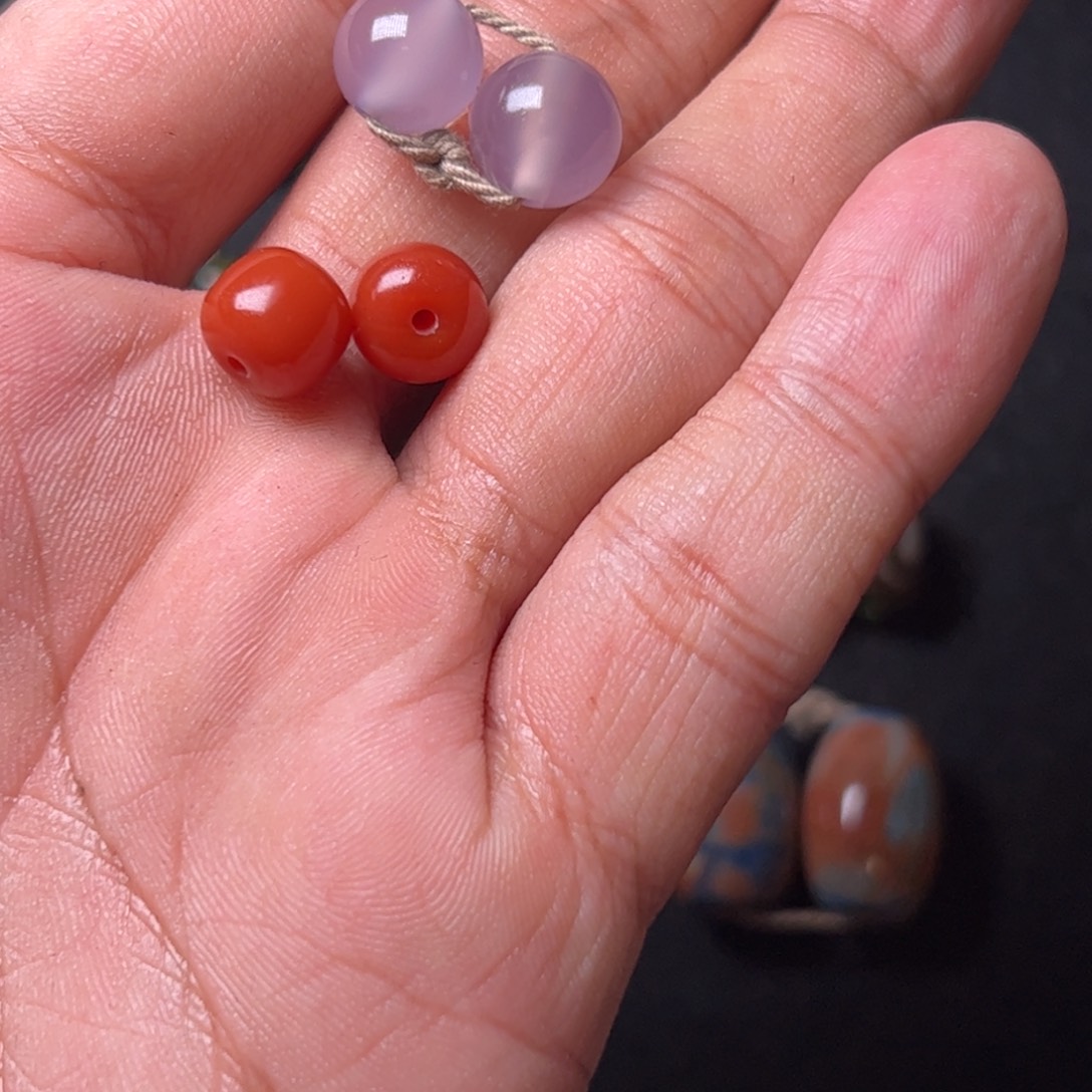 李***)玛瑙/玉髓未镶嵌配饰