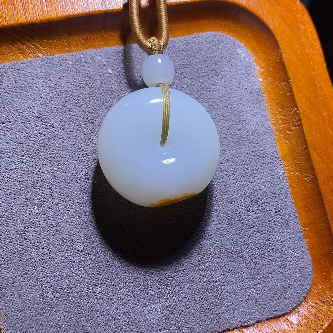 你***!和田玉（糖玉）未镶嵌手链