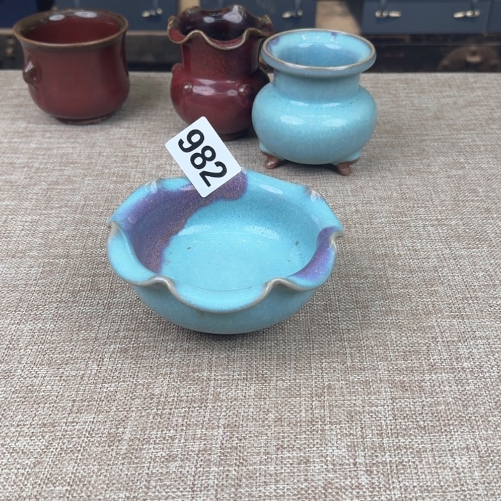 摆件陶瓷旧藏摆件