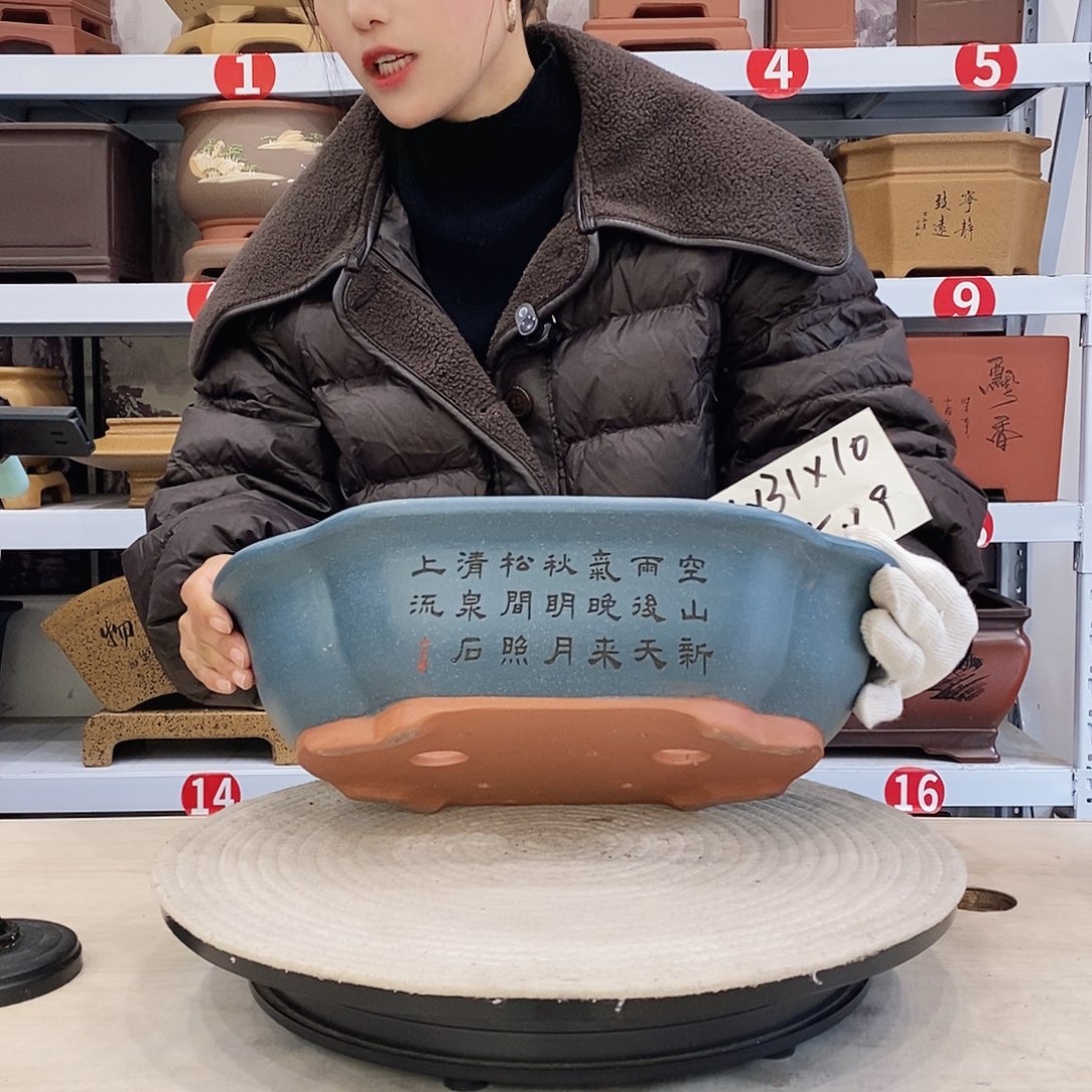 紫砂花盆紫砂花盆