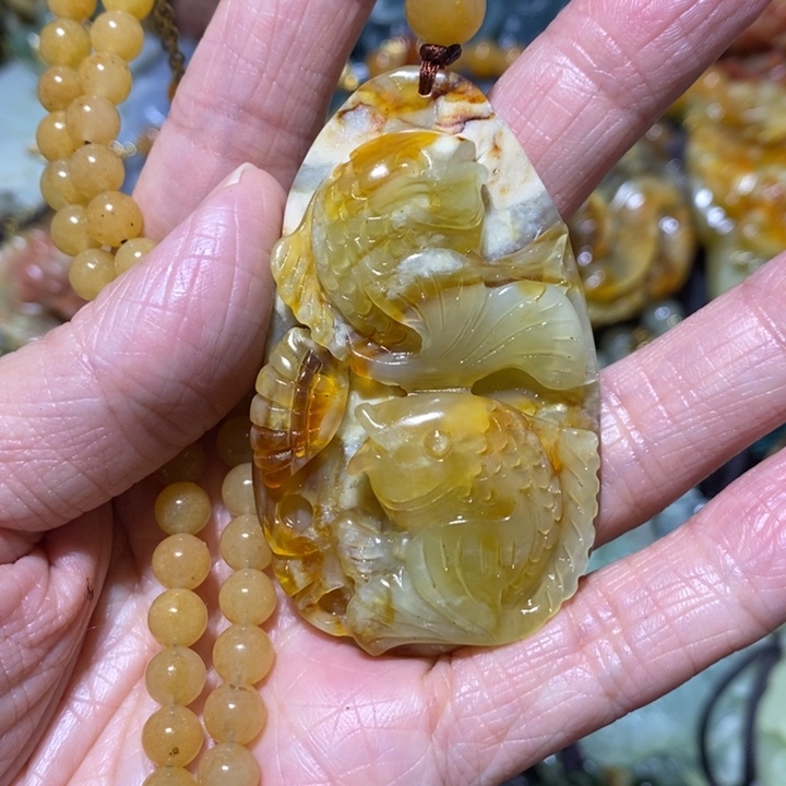 岫玉岫玉吊坠未镶嵌