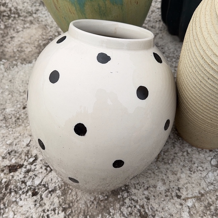 微瑕景德镇手工花瓶陶瓷