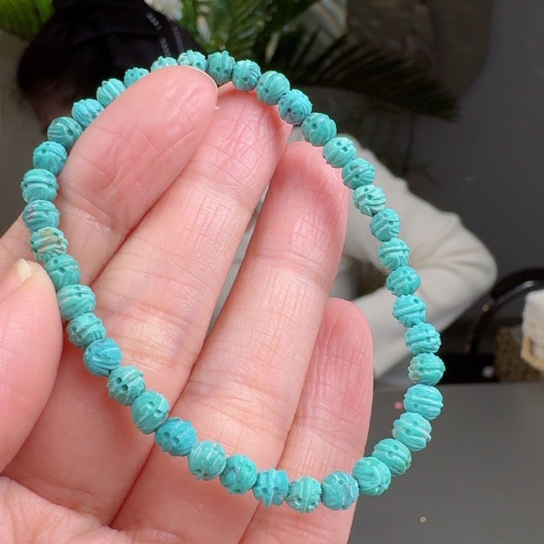 绿松石珠宝奇石未镶嵌