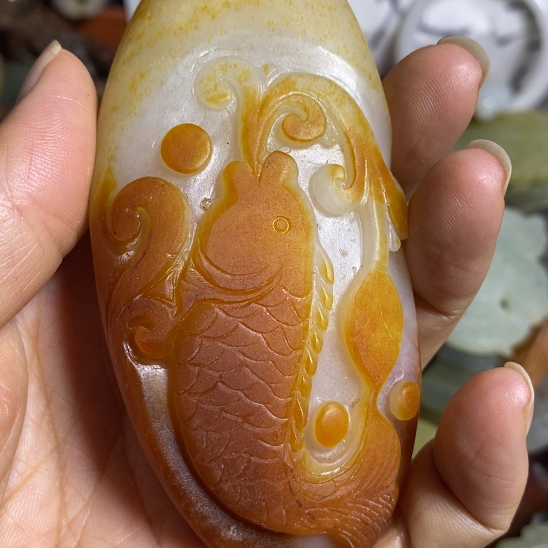 和田玉（糖玉）未镶嵌颈饰遥***桥