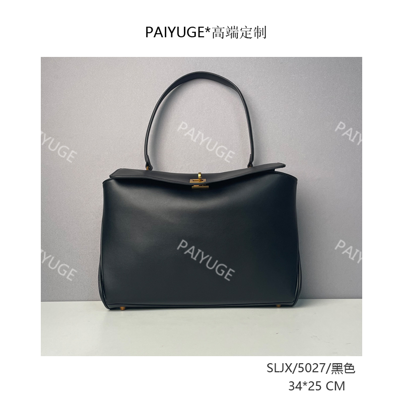 SLJX/5027/黑色 Paiyuge高端订制女士手提单肩包斜挎包5027