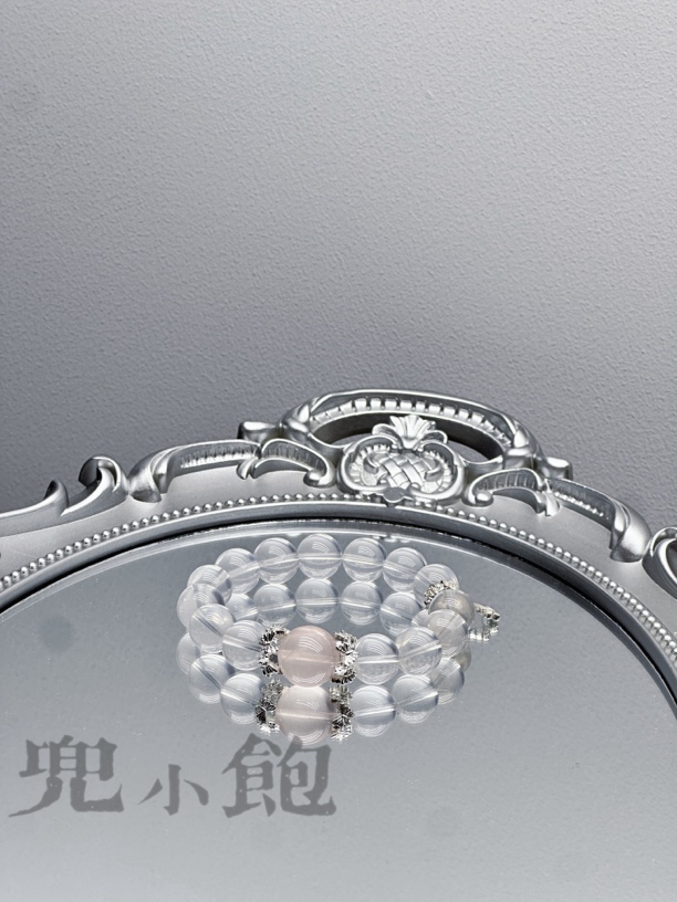 【粉晶蝶念】兜小饱原创设计 水晶手串 11.6m