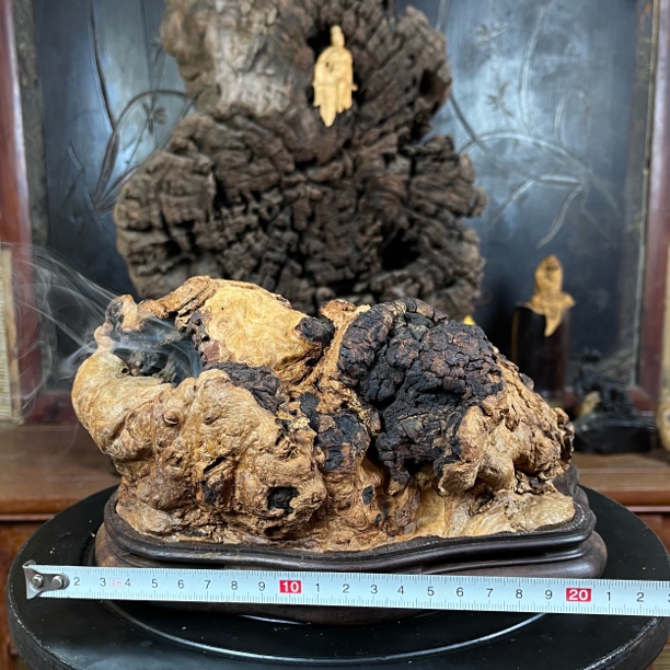 荔枝木天然榴疤风化老料香炉