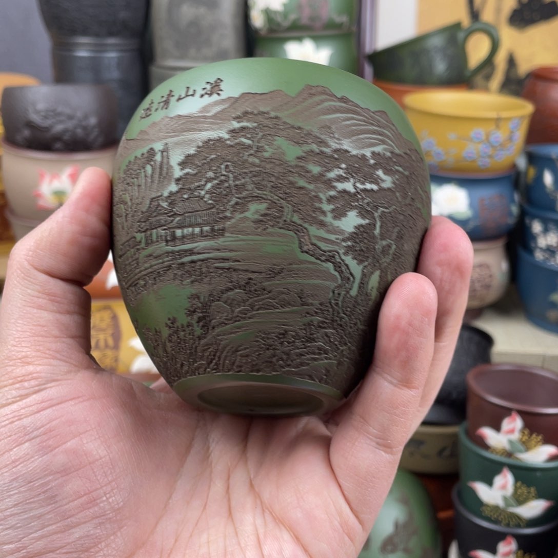 紫砂茶杯紫砂茶杯