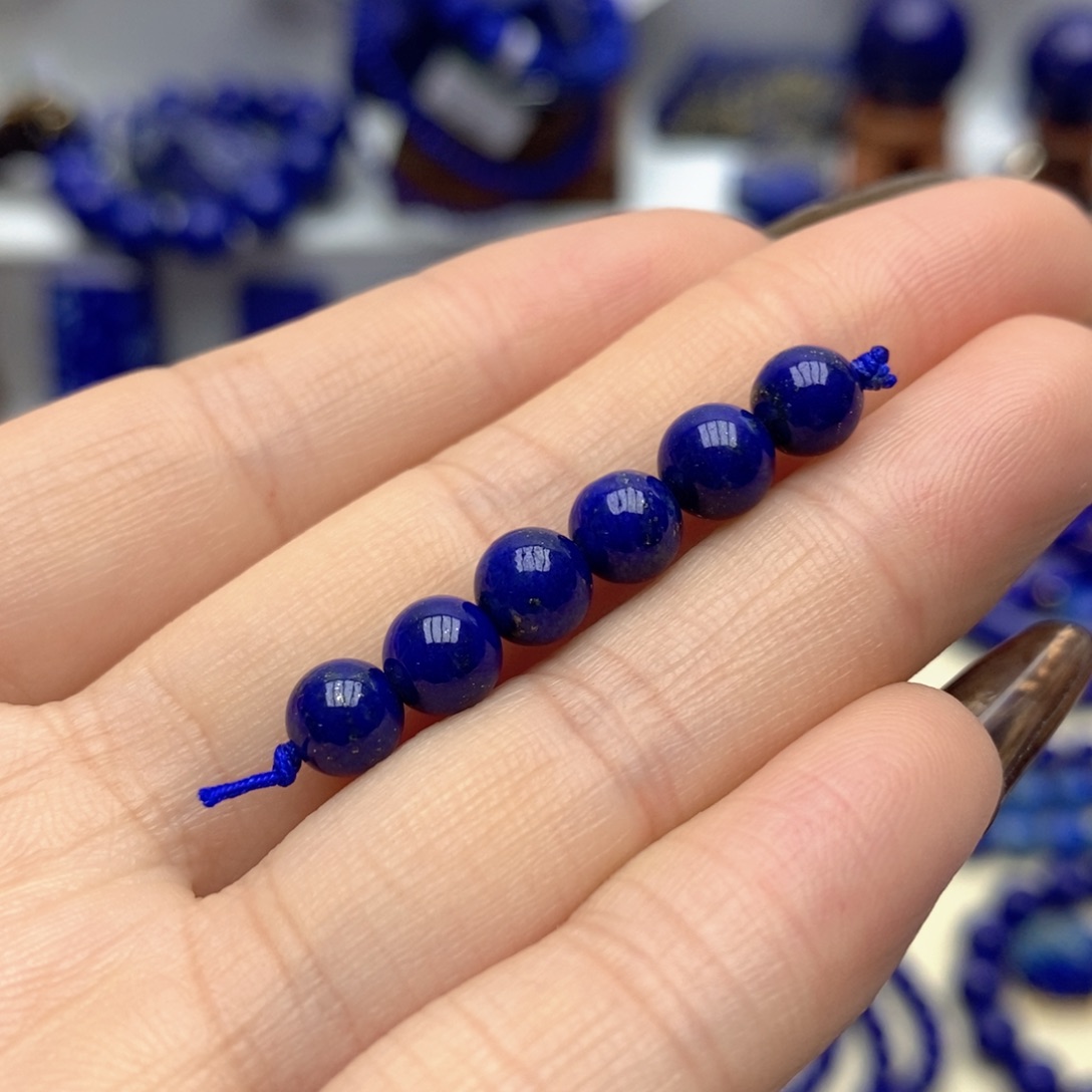 青金石未镶嵌隔珠6mm