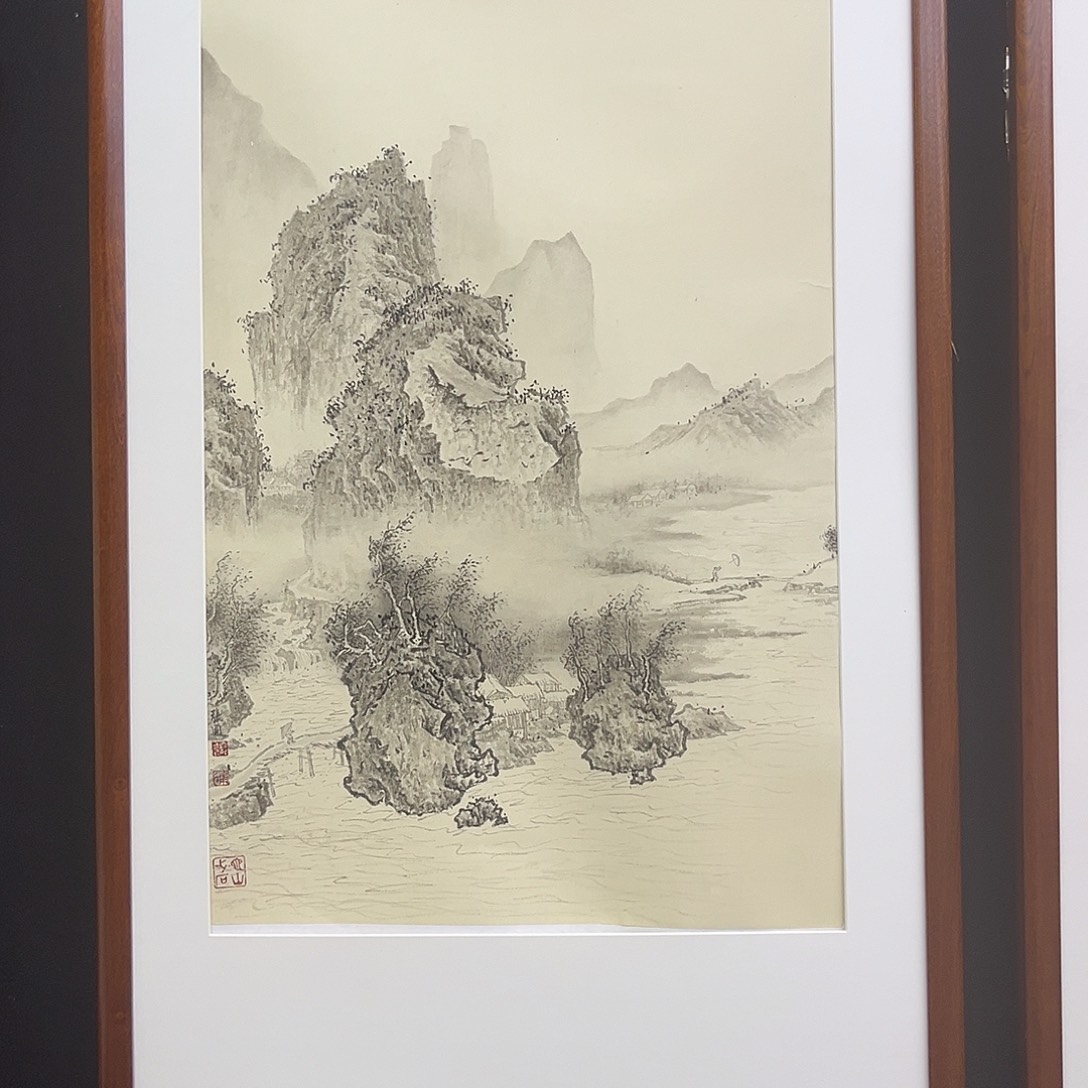 国画手绘国画，精品山水，