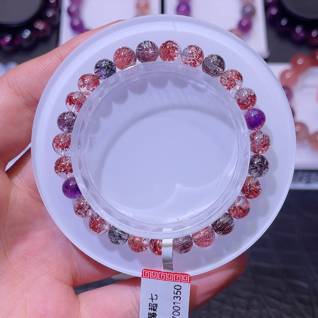 水晶手链未镶嵌草莓超七6.8