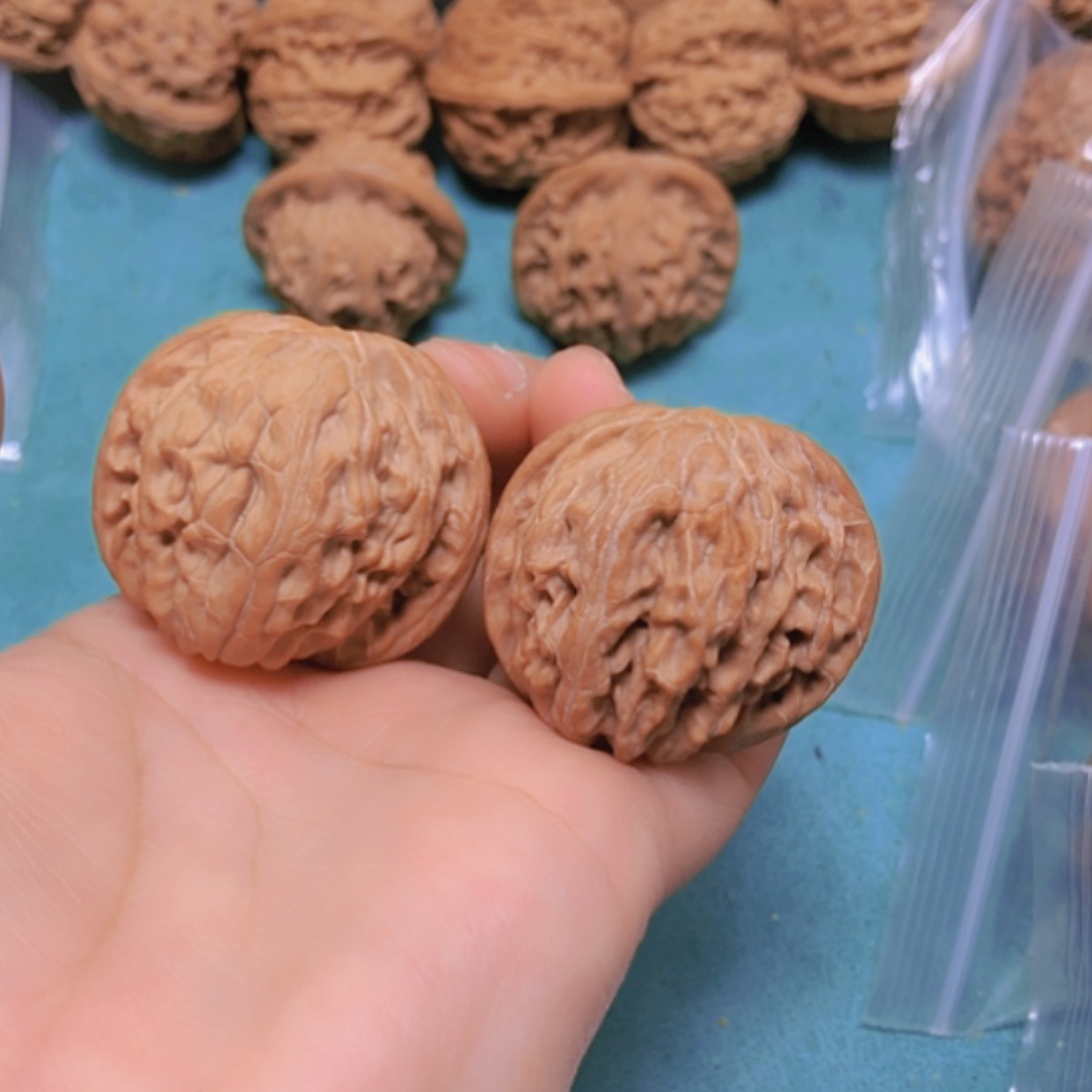 【闪购商品】把件核桃39.5磨盘有修出油