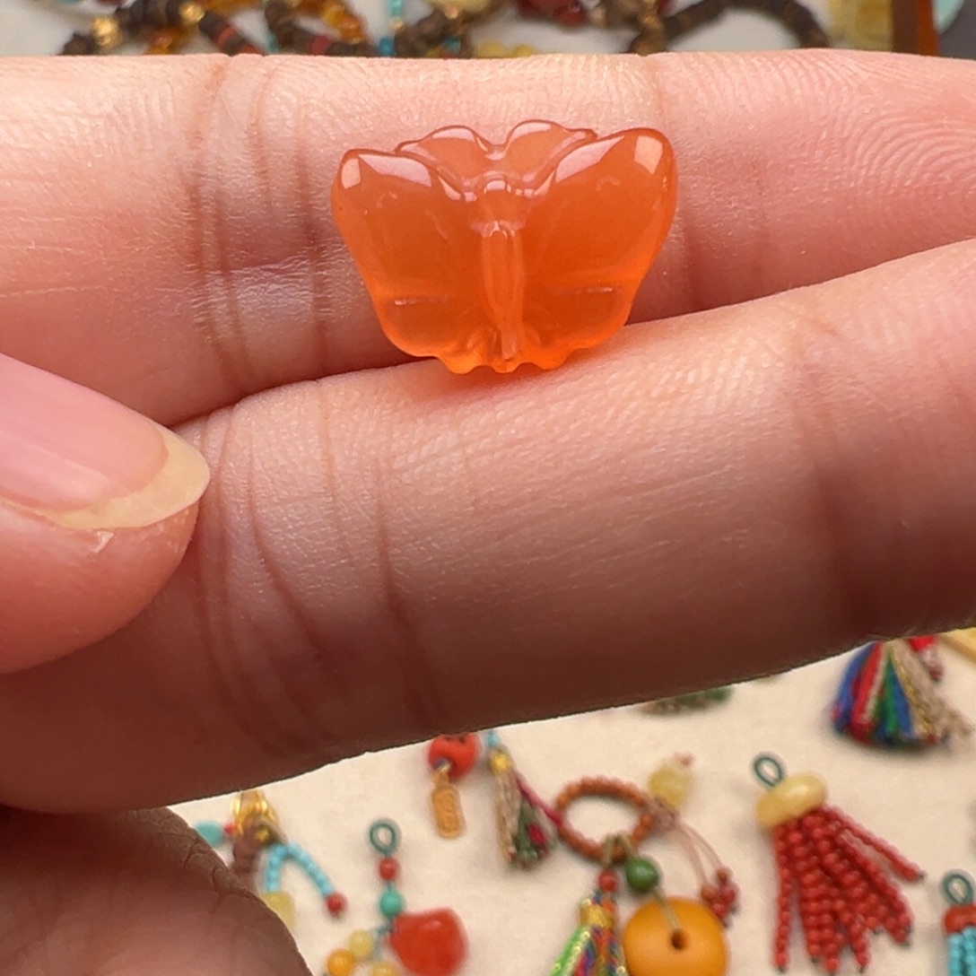 南红玛瑙未镶嵌吊坠(不含链)