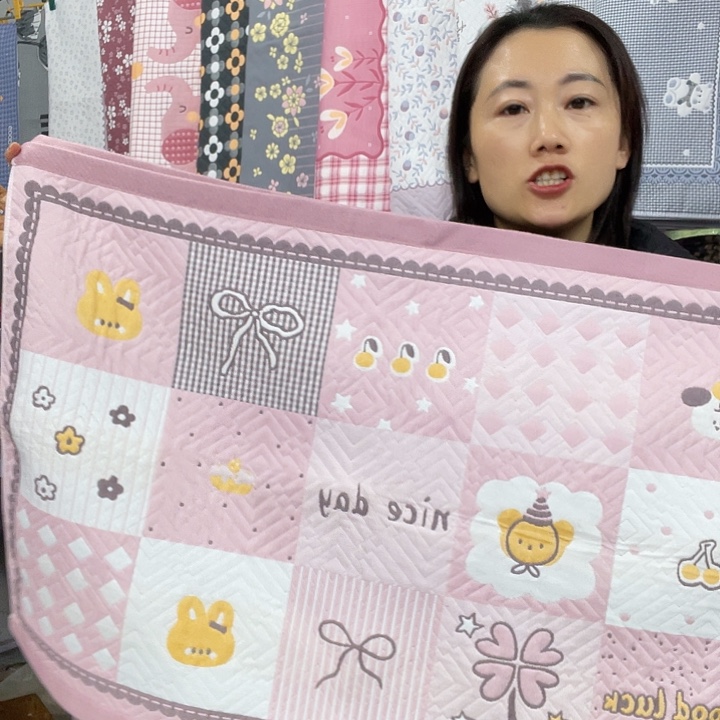 棉特价百福图粉色