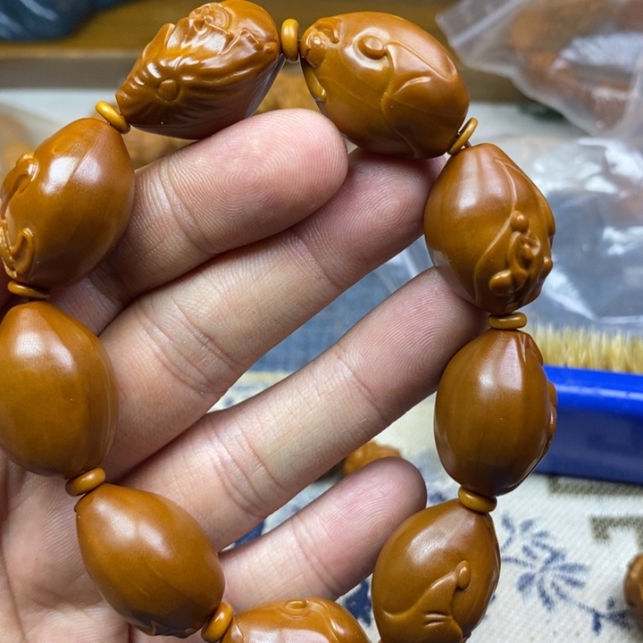 橄榄核手串/手链橄榄核雕工艺手串