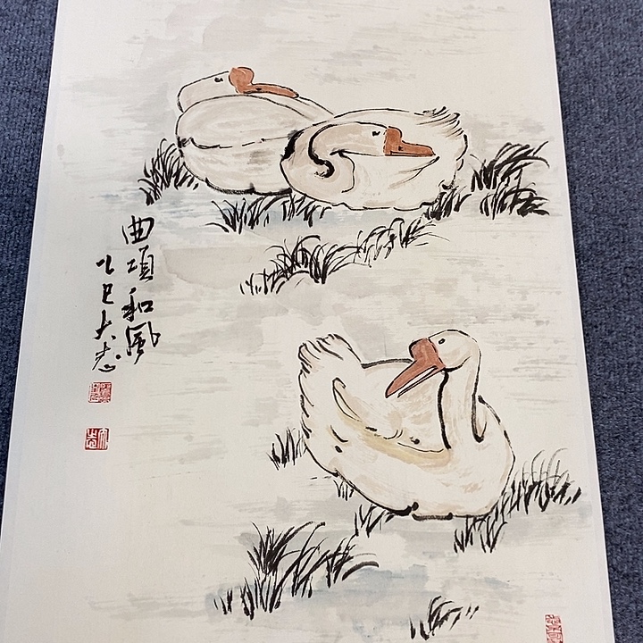 国画纯手绘国画写意作品45*68