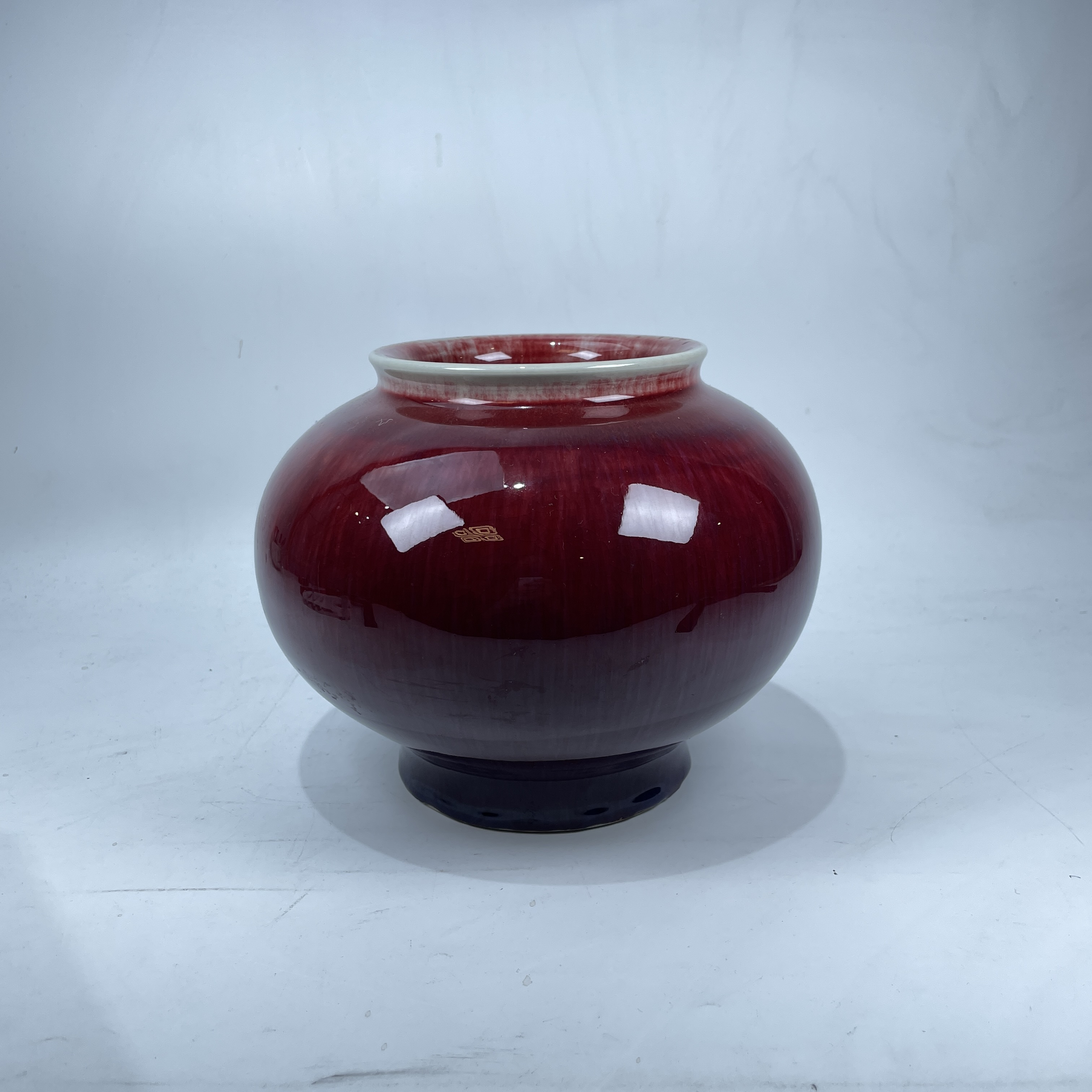 创汇 窑变釉灯笼瓶