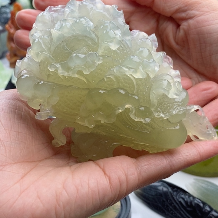 岫玉四大名玉摆件未镶嵌
